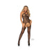 Multi Bodystocking Cross Strap Os Black - SexToy.com