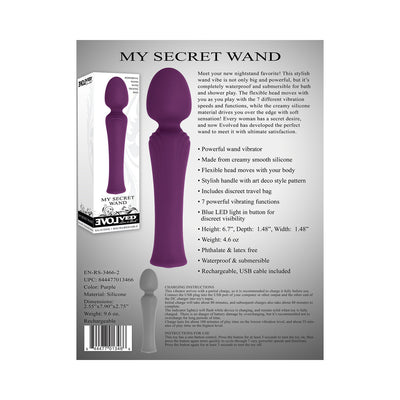 My Secret Wand Purple Vibrator - SexToy.com