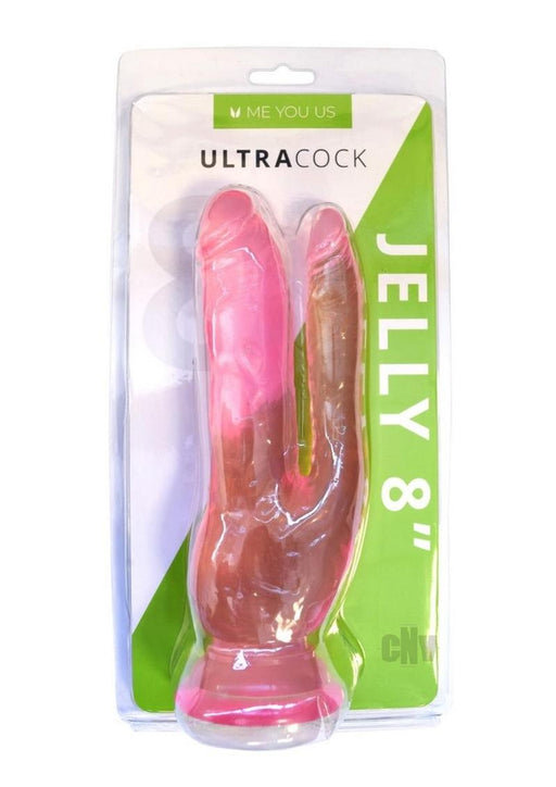 Myu Ultra Cock Double Pen 6 Pink Jelly - SexToy.com