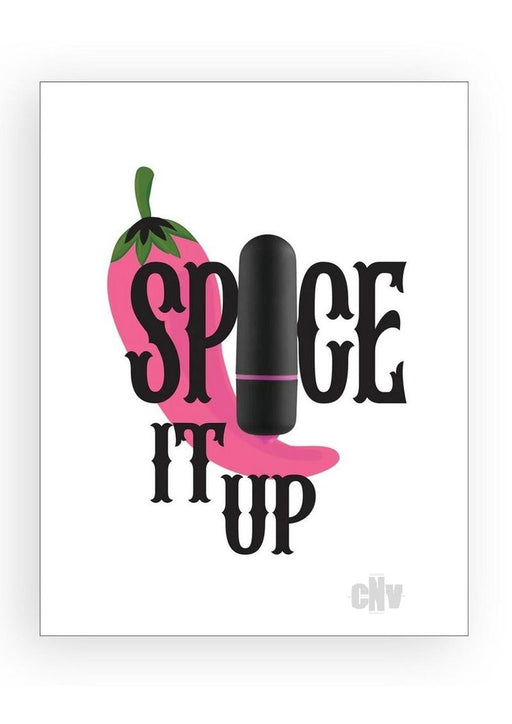 Naughtyvibes Spice It Up Greet Card - SexToy.com