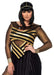 Nile Queen Dress 3pc 1x/2x Blk/gld - SexToy.com