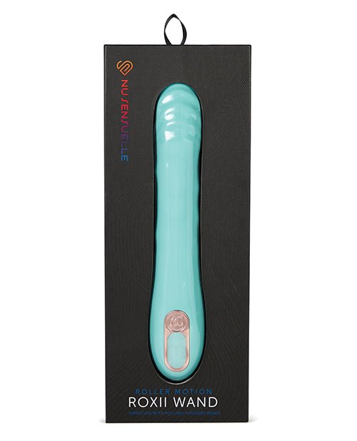 Nu Sensuelle Roxii Vertical Roller Motion Vibe - Electric Blue - SexToy.com