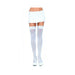 Nylon Over The Knee W Bow Os White - SexToy.com