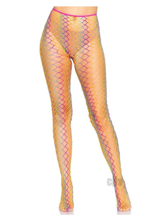 Ombre Rainbow Woven Tights Os - SexToy.com