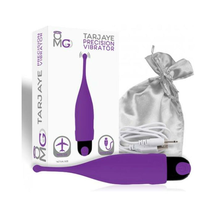 Omg Tarjaye Travel Size Precision Stimulator - Purple - SexToy.com