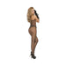 Open Bust Halter Bodystocking Black O/s - SexToy.com