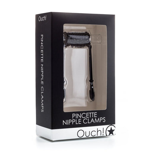 Ouch! Pincette Nipple Clamps Black - SexToy.com