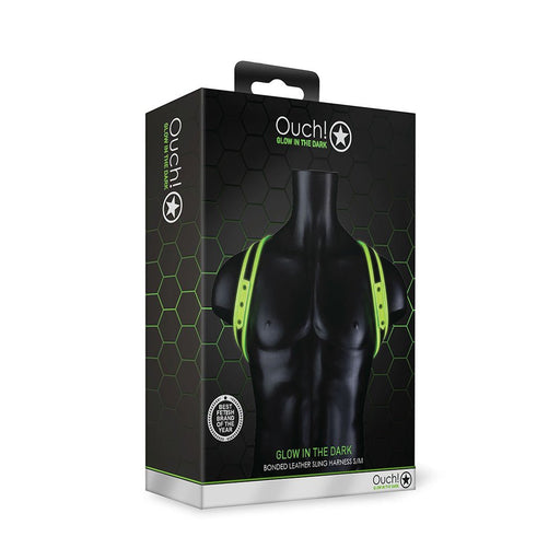 Ouch! Sling Harness Glow In The Dark S/M - SexToy.com