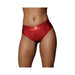 Ouch! Vibrating Strap-on Thong With Removable Butt Straps Red M/l - SexToy.com