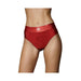 Ouch! Vibrating Strap-on Thong With Removable Butt Straps Red Xs/s - SexToy.com