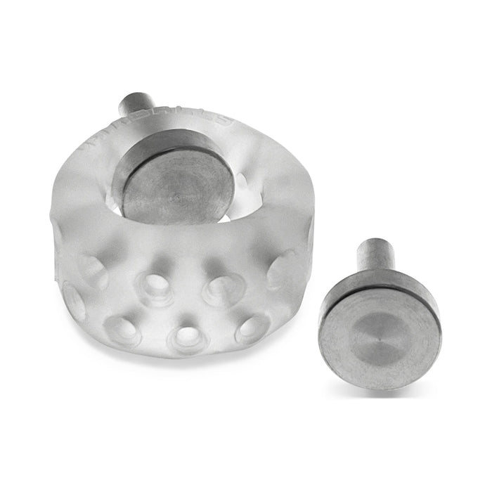 Oxballs Airballs Electro Air-lite Ballstretcher Clear Ice - SexToy.com