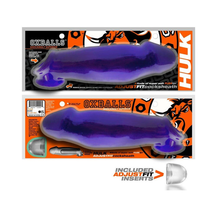 Oxballs Hulk Gargantic Cocksheath Eggplant - SexToy.com