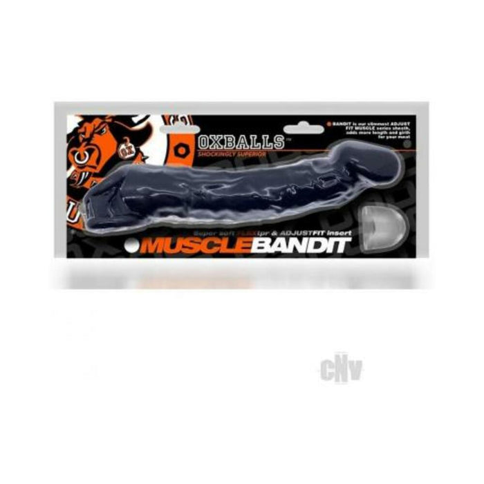 Oxballs Muscle Bandit Slimmest Muscle Cocksheath Black | SexToy.com