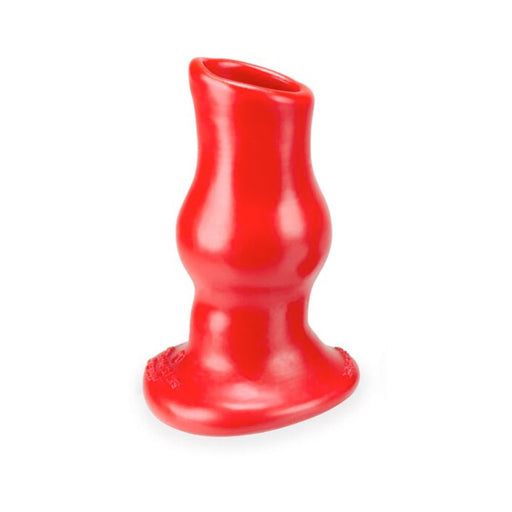 Oxballs Pig Hole Deep-1, Hollow Plug, Small, Red | SexToy.com