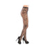 Pantyhose W/ Side Rose Detail Black O/s - SexToy.com