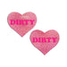 Pastease Love Dirty Heart Pink - SexToy.com