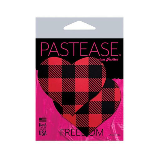 Pastease Premium Holiday Hearts - Plaid O/s - SexToy.com