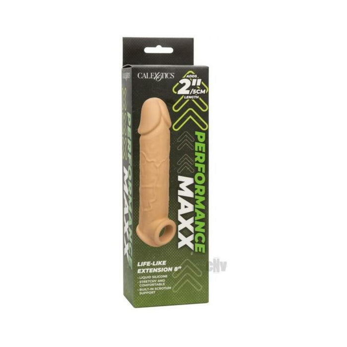 Performance Maxx Life-like Extension 8in Ivory - SexToy.com