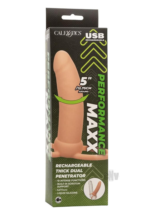 Performance Maxx Recharge Thick Dp White - SexToy.com