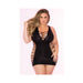 Pink Lipstick Rule Breaker Open Side Dress Black 1x - SexToy.com