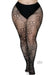 Pirate Booty Skull Net Hose 1x/2x Black - SexToy.com