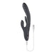 Playboy Rapid Rabbit Rechargeable Silicone Dual Stimulation Vibrator Black - SexToy.com