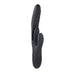 Playboy Rapid Rabbit Rechargeable Silicone Dual Stimulation Vibrator Black - SexToy.com