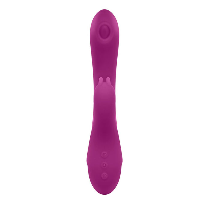 Playboy Thumper Rechargeable Tapping Silicone Dual Stimulation Vibrator Wild Star - SexToy.com