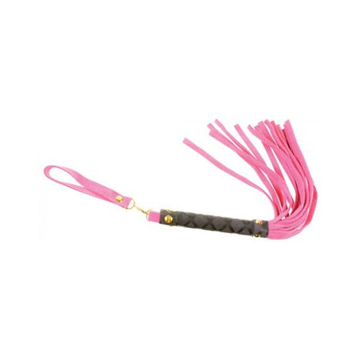 Ple'sur Mini Leather Flogger Pink - SexToy.com