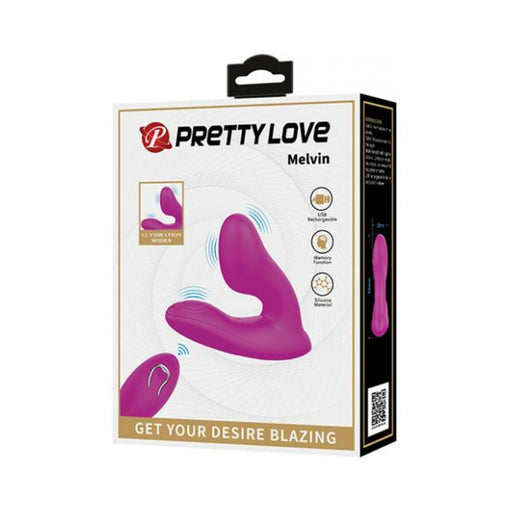 Pretty Love Melvin Dual Stimulator - Fuchsia - SexToy.com