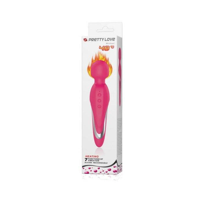 Pretty Love Michael Heating Body Wand Pink - SexToy.com