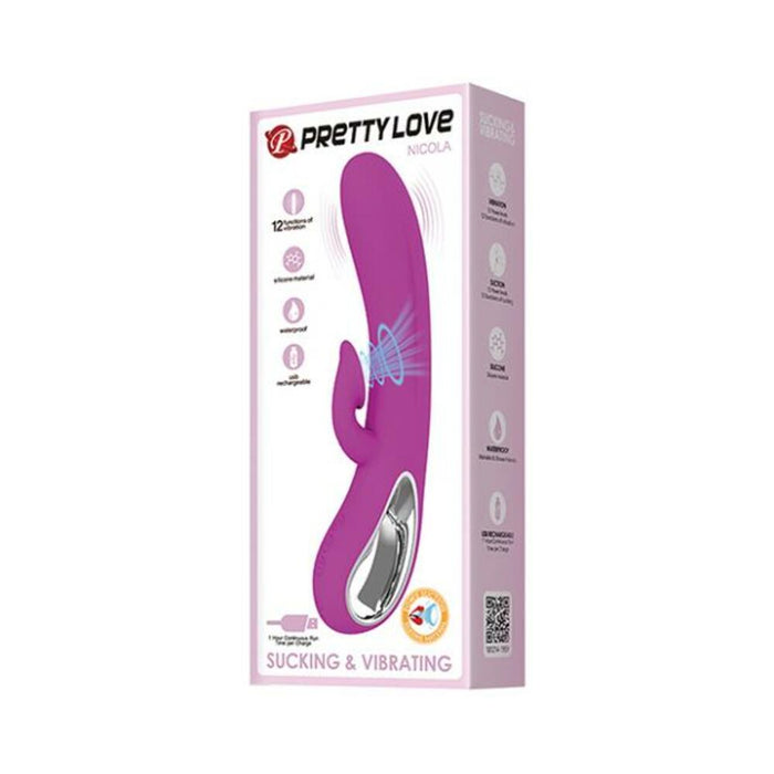 Pretty Love Nicola Massage Sucking Rabbit - 12 Function - SexToy.com