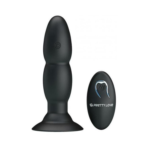 Pretty Love Remote Control Beaded Plug 4 Function Black - SexToy.com