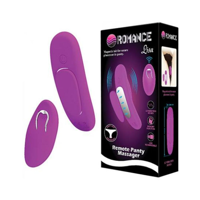 Pretty Love Romance Lisa Magnetic Panty Vibe - Fuchsia - SexToy.com