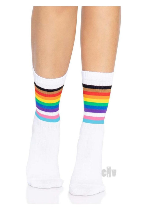 Pride Crew Socks Os Rainbow - SexToy.com