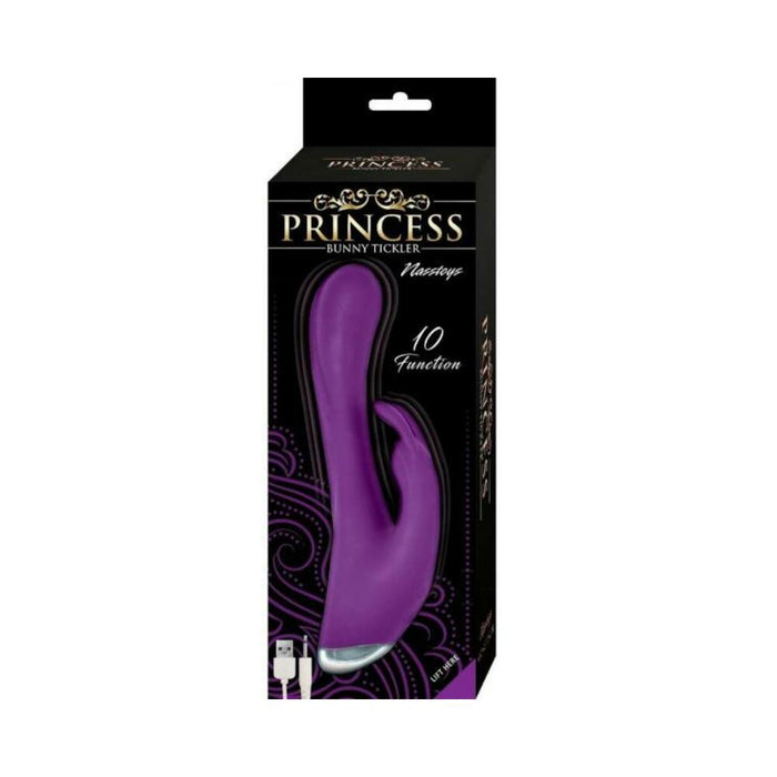 Princess Bunny Tickler Dual Stimulator Silicone Purple | SexToy.com