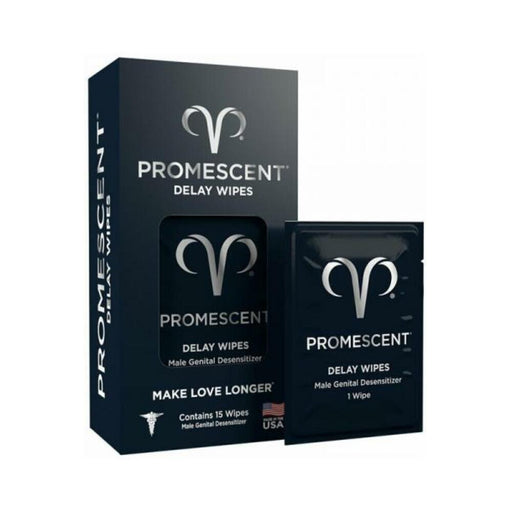 Promescent Delay Wipes 15-pack - SexToy.com