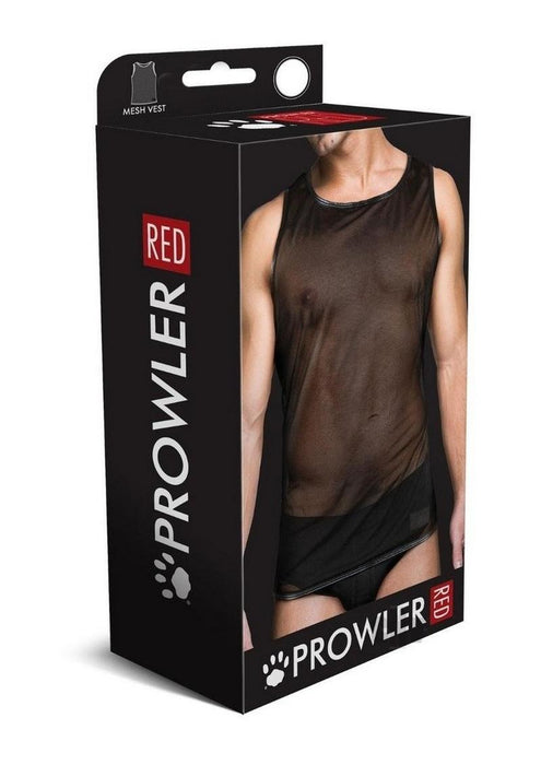 Prowler Red Mesh Vest Blk Lg - SexToy.com