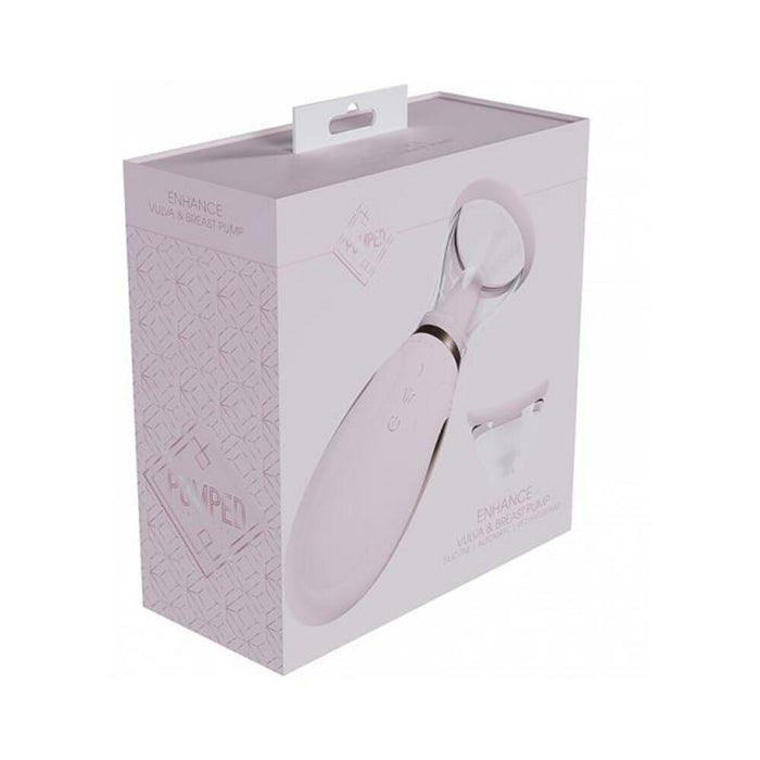 Pumped Enhance Automatic Rechargeable Vulva & Breast Pump Pink - SexToy.com