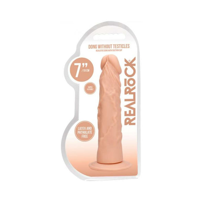 Real Rock Realistic Dildo - 7" - 17 Cm - Vanilla | SexToy.com