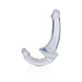 Realrock Crystal Clear 6 In. Strapless Strap-on Dildo Clear | SexToy.com