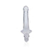 Realrock Crystal Clear 6 In. Strapless Strap-on Dildo Clear | SexToy.com