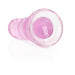 Realrock Crystal Clear Curvy 5.5 In. Dildo/plug Pink | SexToy.com