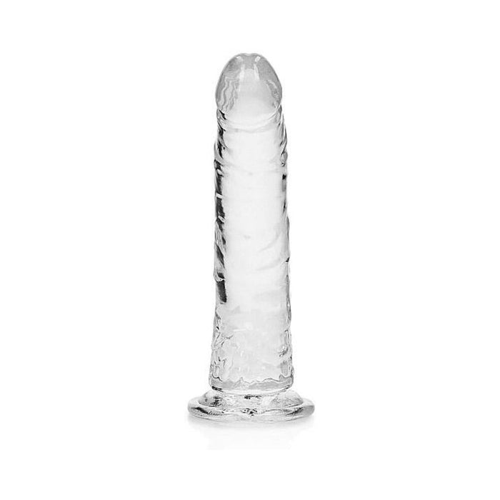 Realrock Crystal Clear Slim 7 In. Dildo Clear | SexToy.com