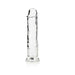 Realrock Crystal Clear Straight 10 In. Dildo Without Balls Clear | SexToy.com