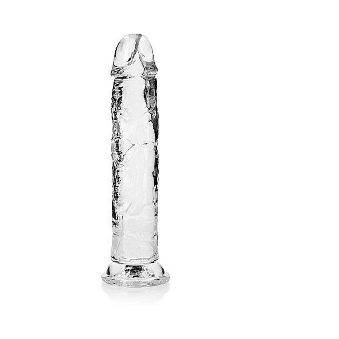 Realrock Crystal Clear Straight 10 In. Dildo Without Balls Clear | SexToy.com