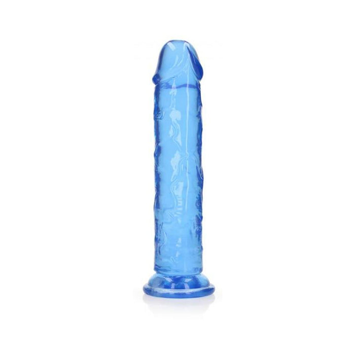 Realrock Crystal Clear Straight 11 In. Dildo Without Balls Blue | SexToy.com