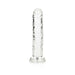 Realrock Crystal Clear Straight 6 In. Dildo Without Balls Clear | SexToy.com