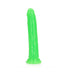 Realrock Glow In The Dark Slim 9 In. Dildo Neon Green | SexToy.com