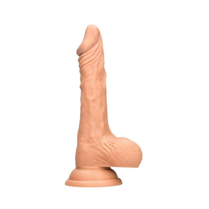 Realrock Skin 10 In. Dildo With Balls Beige - SexToy.com